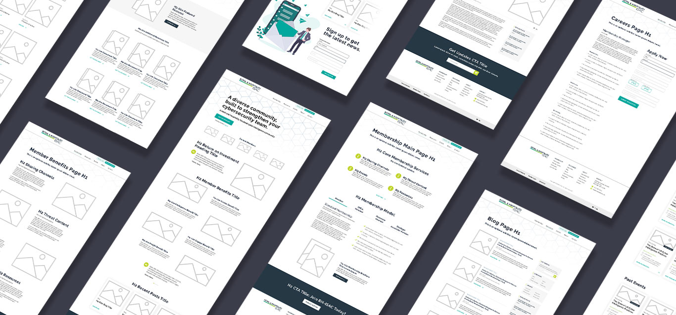 RH-ISAC Wireframes